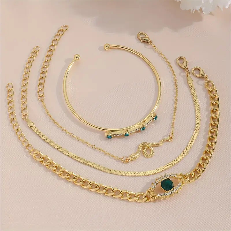 Colgante Oro Esmeralda Bracelet mit