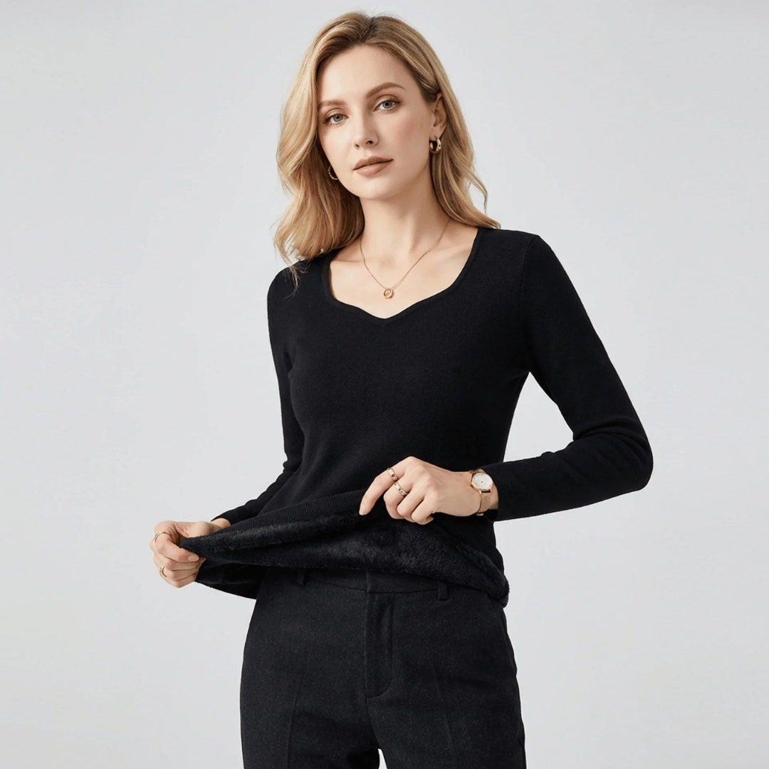 Soft Knit V-Neck Sweater