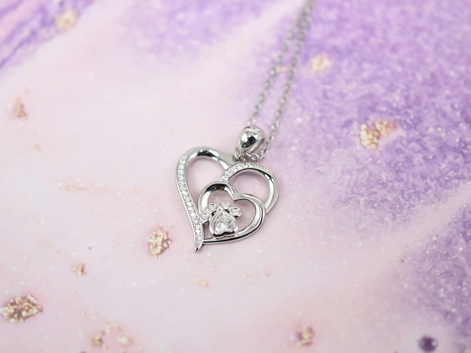 Inolt™ | Collar de Pata y Corazón en Plata