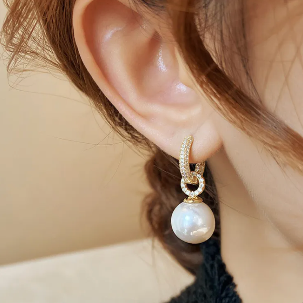 Aretes de Perla Stunning