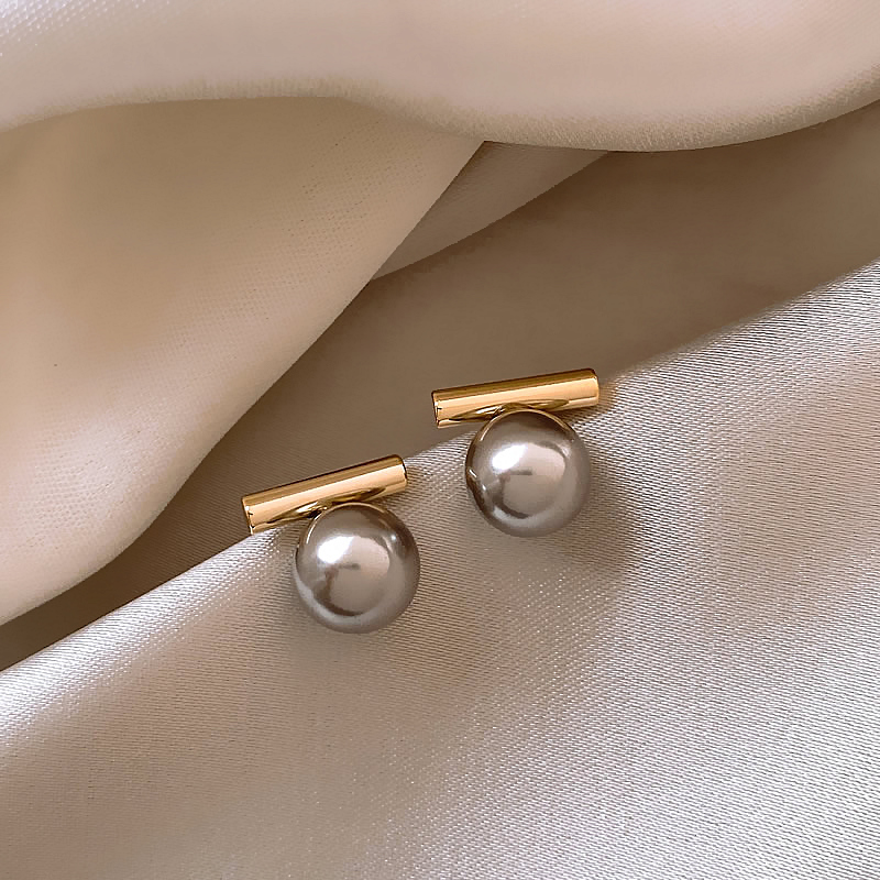 Aretes de Perla Dark