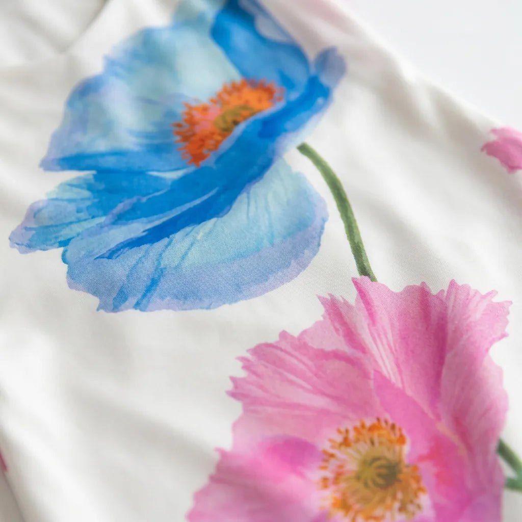 Floral Print Mini Slip Dress