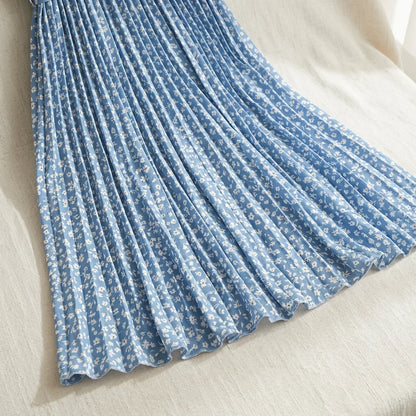 Vestido Midi Estampado Gola em O - Betriz