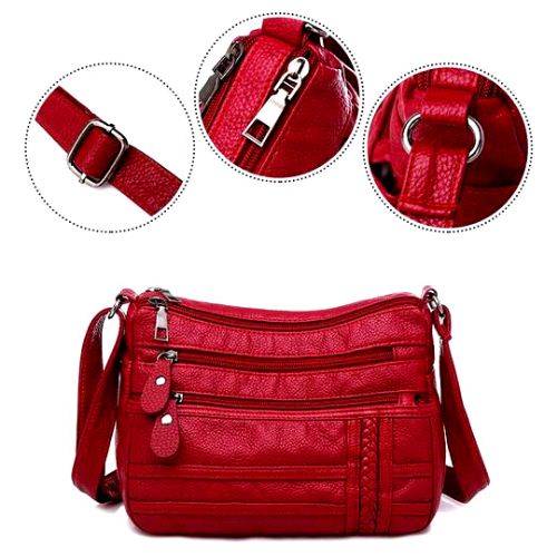 Women's Leather Handbag - Mirely