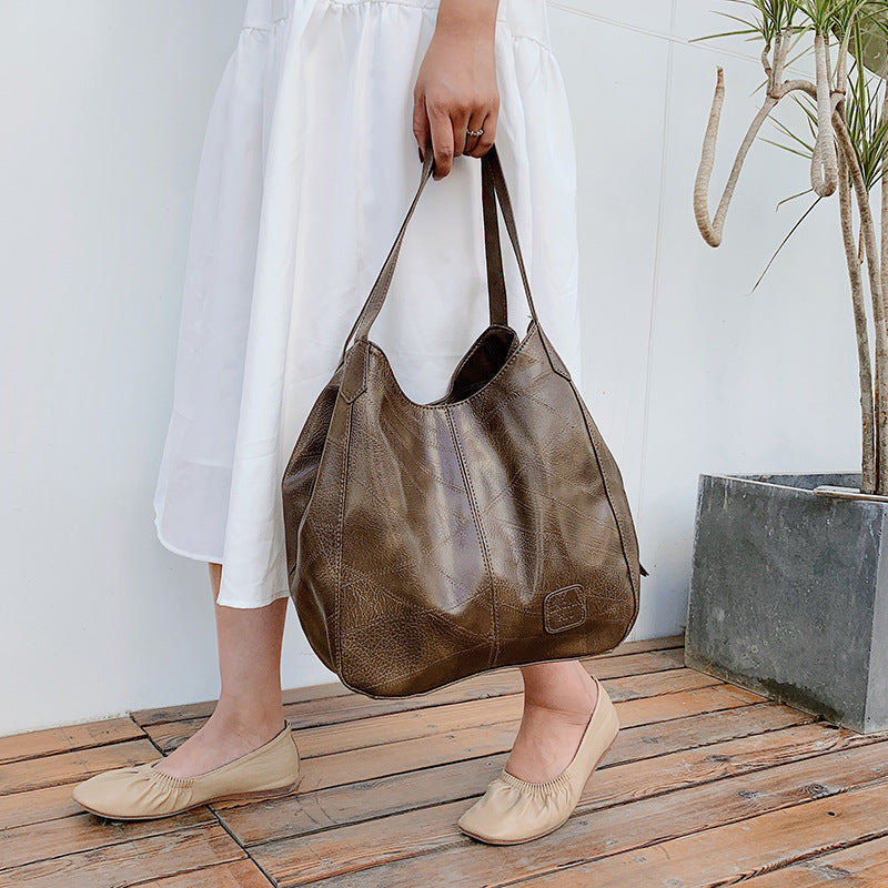 Women's Leather Handbag - Luxury
