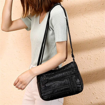 Women's Leather Handbag - Mirely