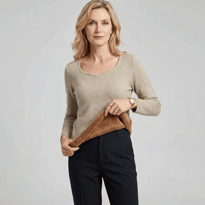 Soft Knit V-Neck Sweater