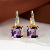 Aretes de Aro Místico de Piedra Zafiro | Oro