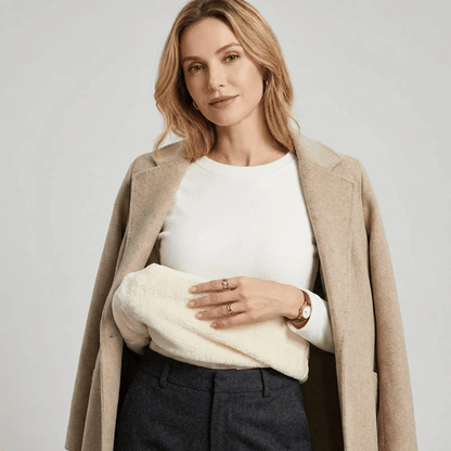 Plush Fleece Round Neck Long Sleeve Top
