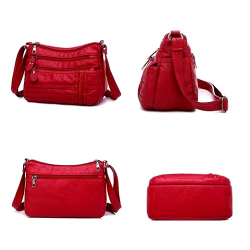 Women's Leather Handbag - Mirely