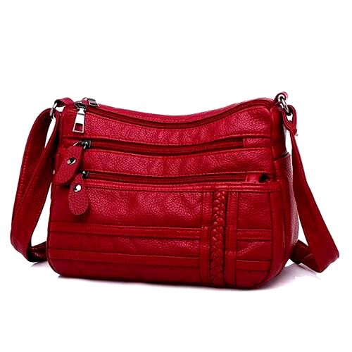 Women's Leather Handbag - Mirely
