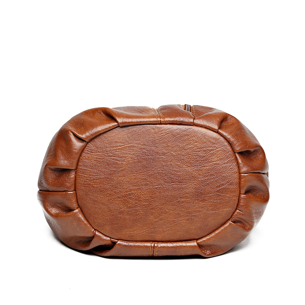 Compact Leather Bag - Gabriele