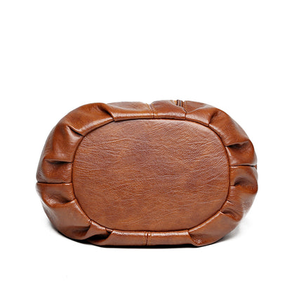 Compact Leather Bag - Gabriele