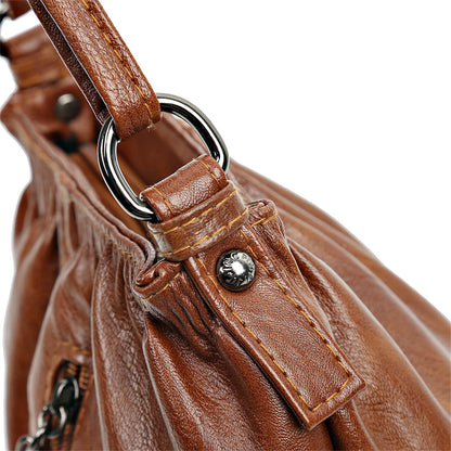 Compact Leather Bag - Gabriele
