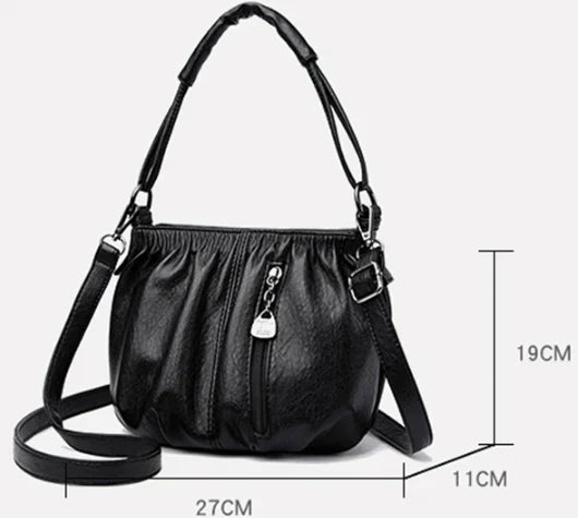 Compact Leather Bag - Gabriele