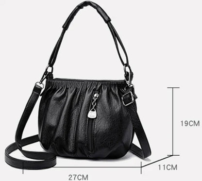 Compact Leather Bag - Gabriele