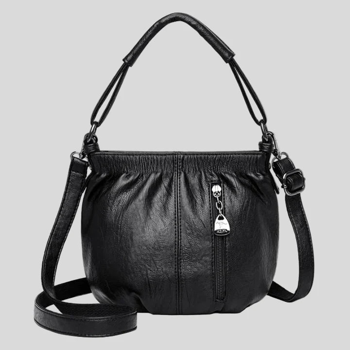 Compact Leather Bag - Gabriele