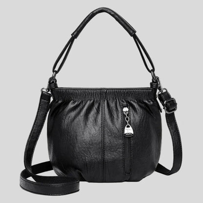 Compact Leather Bag - Gabriele