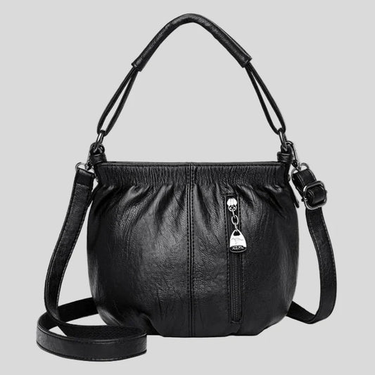 Compact Leather Bag - Gabriele