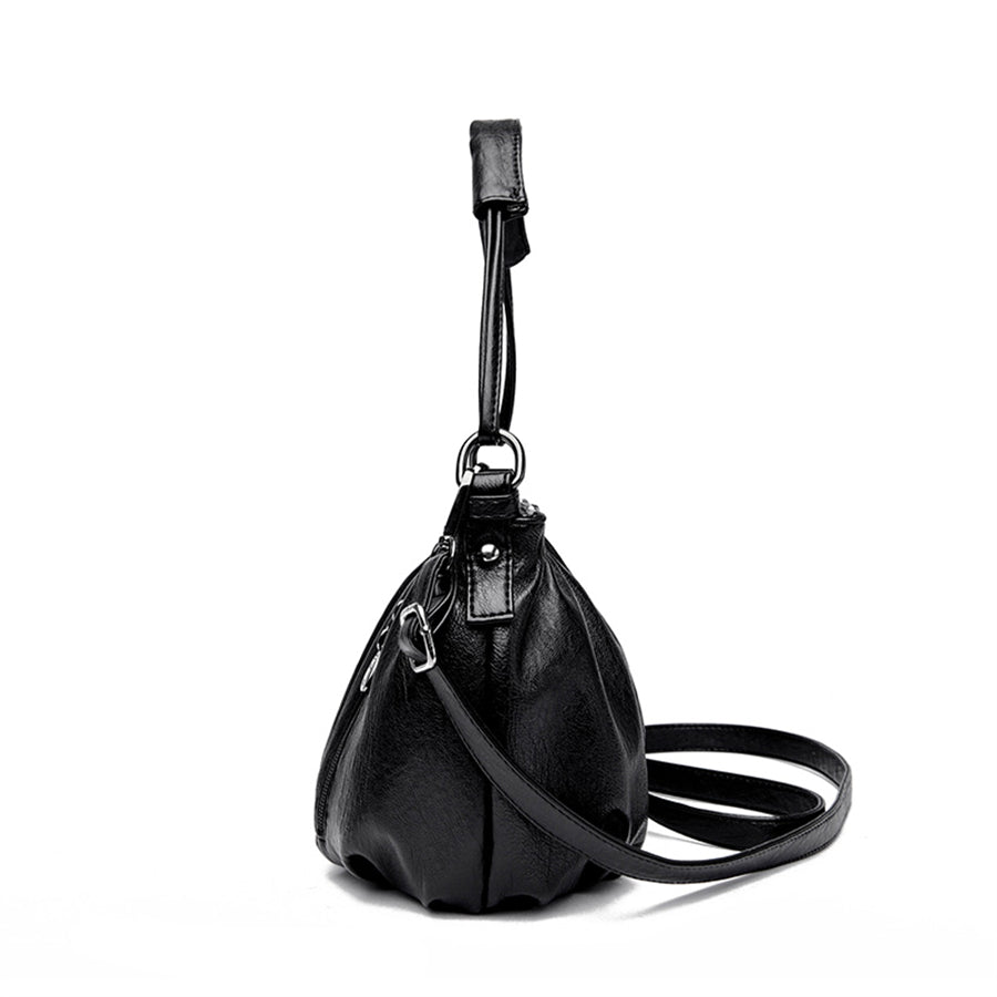 Compact Leather Bag - Gabriele