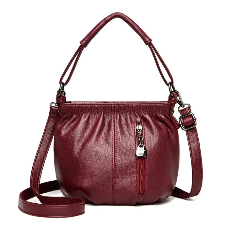 Compact Leather Bag - Gabriele