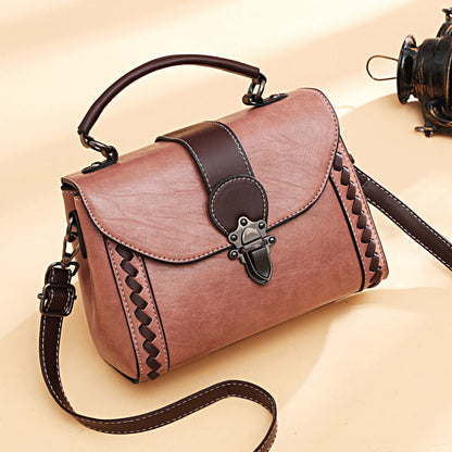 Women's Leather Crossbody Bag - Anne