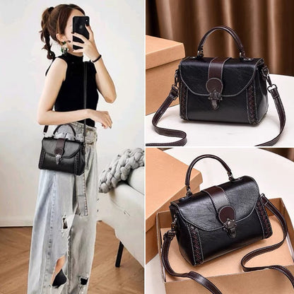 Women's Leather Crossbody Bag - Anne