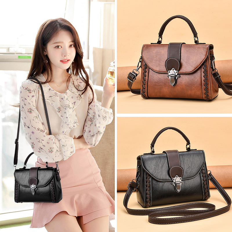 Women's Leather Crossbody Bag - Anne