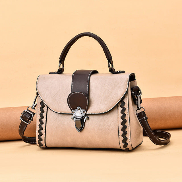 Women's Leather Crossbody Bag - Anne