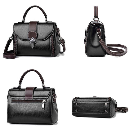 Women's Leather Crossbody Bag - Anne