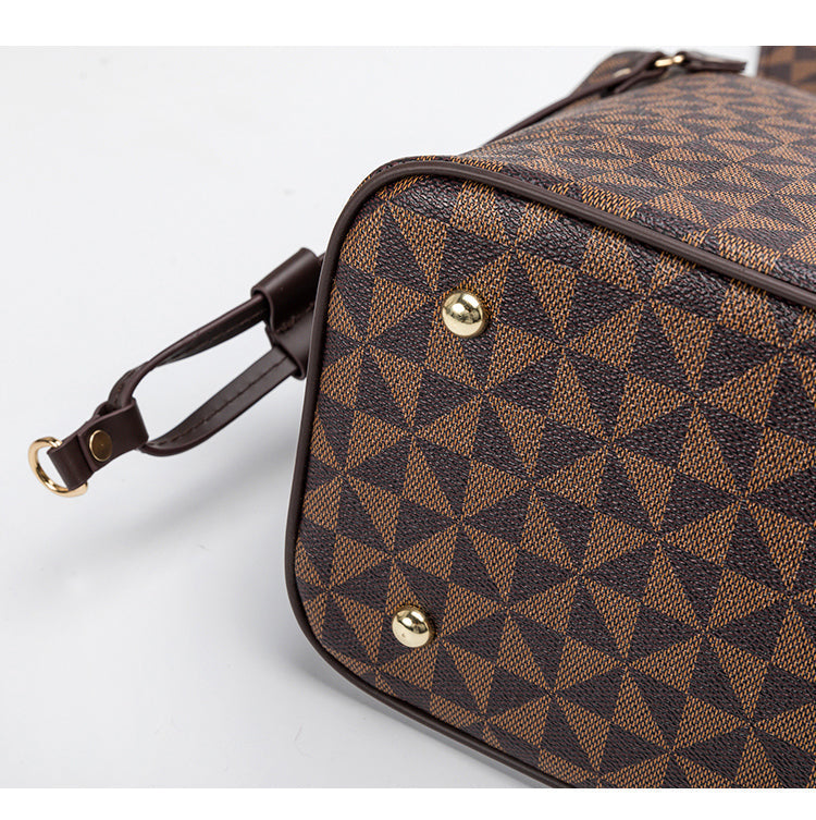 Women's Leather Handbag - Iasmym (Handbag + Wallet)