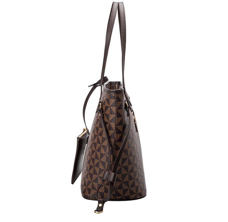 Women's Leather Handbag - Iasmym (Handbag + Wallet)