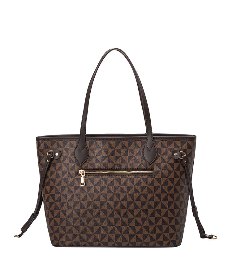 Women's Leather Handbag - Iasmym (Handbag + Wallet)