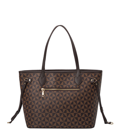 Women's Leather Handbag - Iasmym (Handbag + Wallet)