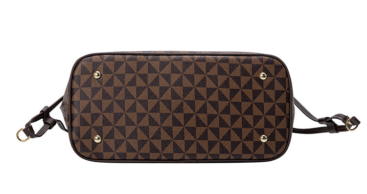 Women's Leather Handbag - Iasmym (Handbag + Wallet)