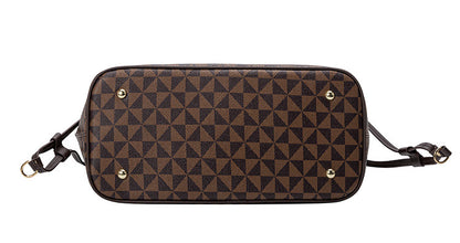 Women's Leather Handbag - Iasmym (Handbag + Wallet)