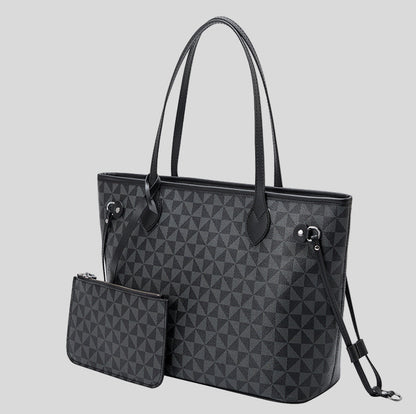 Women's Leather Handbag - Iasmym (Handbag + Wallet)