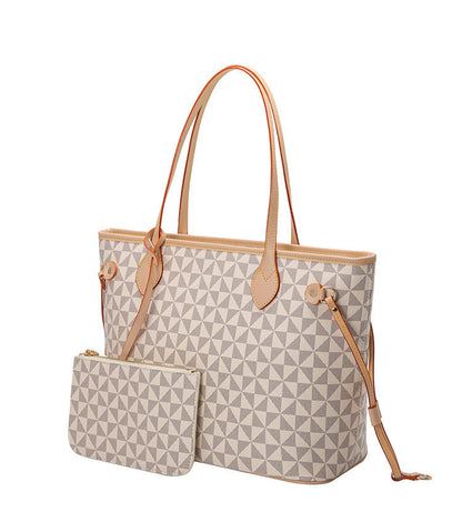 Women's Leather Handbag - Iasmym (Handbag + Wallet)