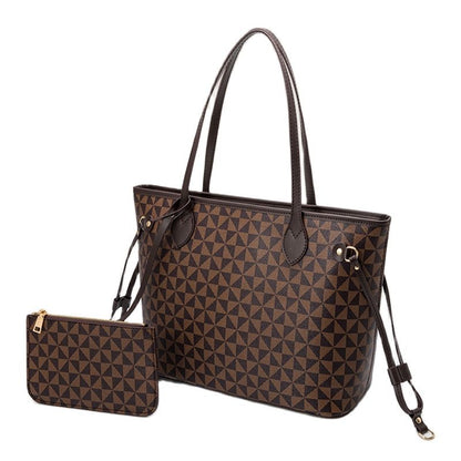 Women's Leather Handbag - Iasmym (Handbag + Wallet)