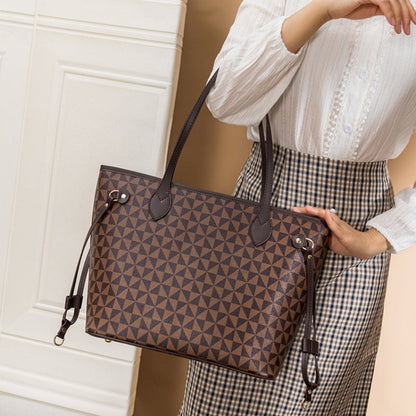 Women's Leather Handbag - Iasmym (Handbag + Wallet)