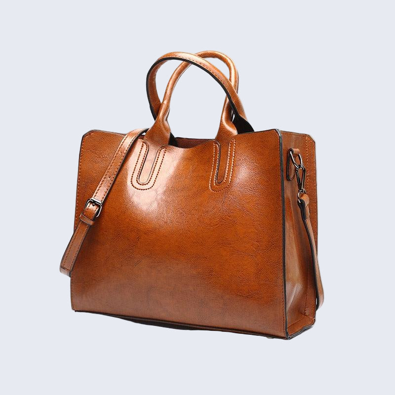 Women's Leather Handbag - Bela