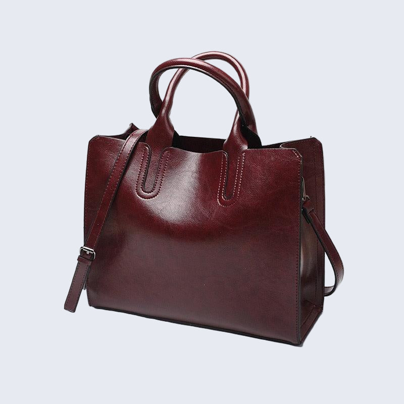 Women's Leather Handbag - Bela