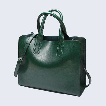 Women's Leather Handbag - Bela
