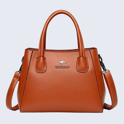 Women's Genuine Leather Crossbody Bag - Patrícia