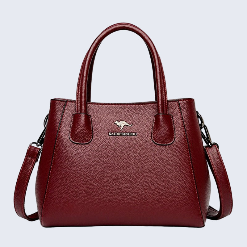 Women's Genuine Leather Crossbody Bag - Patrícia