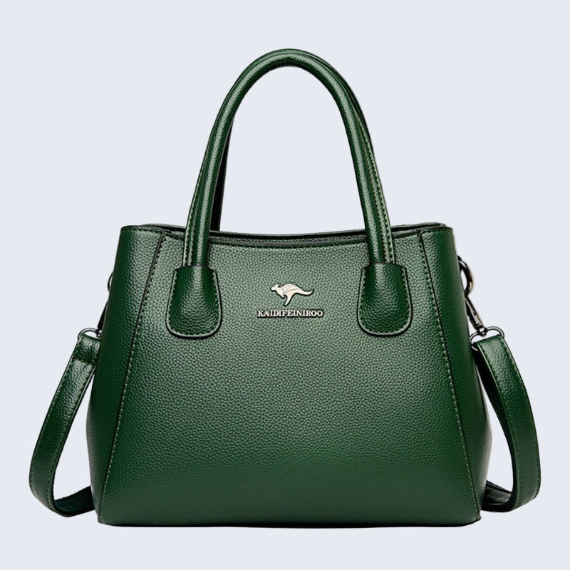 Women's Genuine Leather Crossbody Bag - Patrícia