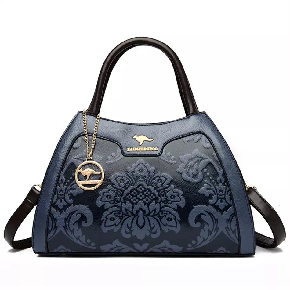 Luxury Women's Leather Handbag - Rebeca