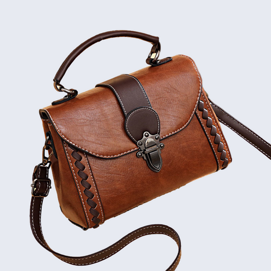 Women's Leather Crossbody Bag - Anne