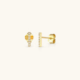 Aretes Oro Gabi
