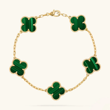 Pulsera de Trébol Verde